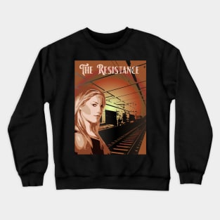 The Resistance - Board Games Design - Movie Poster Style - Board Game Art Crewneck Sweatshirt